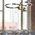 Lampa wisząca CIRCLE 60+80 LED mosiądz na 1 podsufitce - ST-8848-60+80 brass - Step Into Design